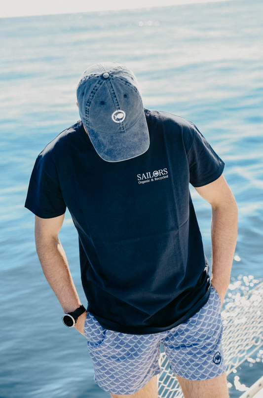 WASHED NAVY BLUE CAP