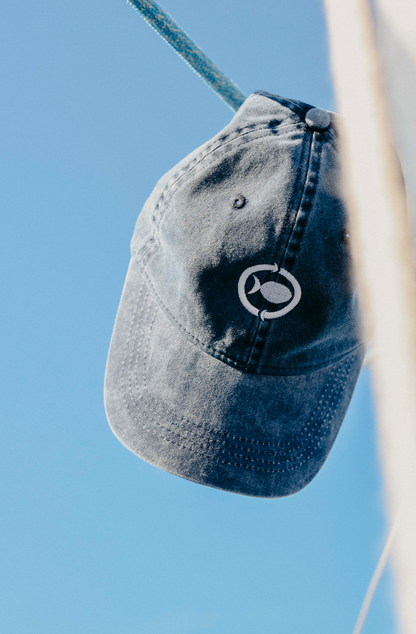 WASHED NAVY BLUE CAP